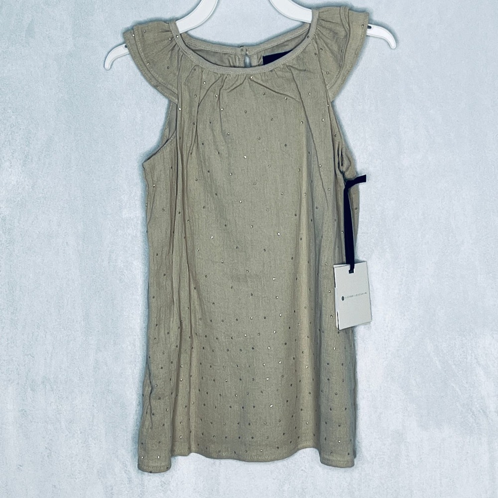 Victoria Beckham Gray Shimmer Dress Tunic New 2T